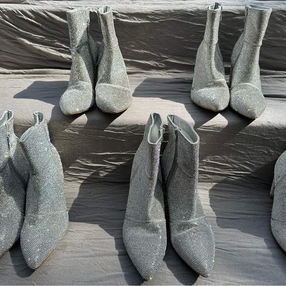 RHINESTONE ANKLE BOOT | FOREVER BRAND | SIZES 8 - 10 - Picture 4 of 6